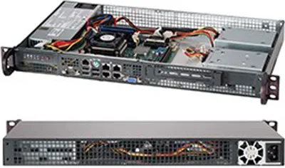 Image de Super Micro CSE-505-203B Server Geh Super Micro 1U/1x200W/1-4x 3.5"/2.5"   SC505-203B ohne OS
