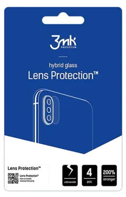 Produktbild von Objektivschutz für Motorola Moto G04s, 3mk Lens Protection, 4 Sätze