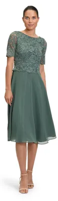 Produktbild von Vera Mont Damen Cocktailkleid mit Spitze 40, Eucalyptus Leaf