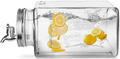Produktbild von ORION Getränkespender Eimachglas für den KÜHLSCHRANK mit Zapfhahn und Spender