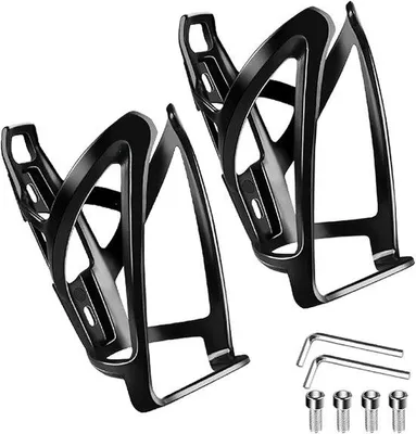 Produktbild von Fahrrad Flaschenhalter - 2 Stš¹ck - Fahrrad Zubeh?r - Trinkflaschenhalter - Schnelle Montage und Demontage - Fš¹r Fahrrad Mountainbike Rennrad - Leicht und langlebig - Schwarz
