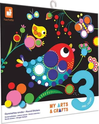 Produktbild von My Arts & Crafts Runde Sticker Kreativset 3+, Janod