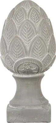 Obrázek produktu pro Clayre & Eef Figurka z jedlového kužele Ø 16x33 cm Šedý kámen