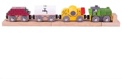 Immagine prodotto di Treno delle costruzioni in legno Bigjigs Rail