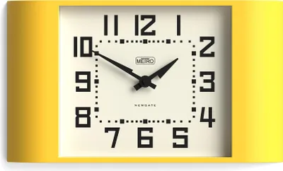 Immagine prodotto di Newgate Metro - Orologio da parete - Giallo