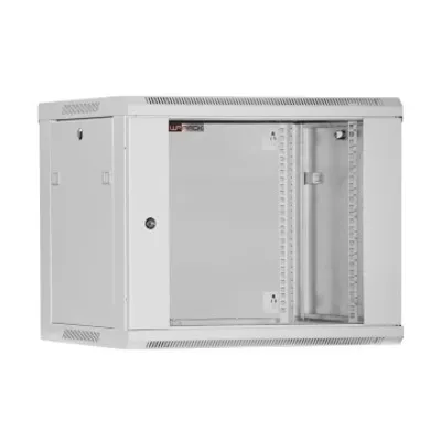 Image de WP Wall-mounted 12U Rack Cabinet 19" 600x600x635mm Grey for Network Equipment