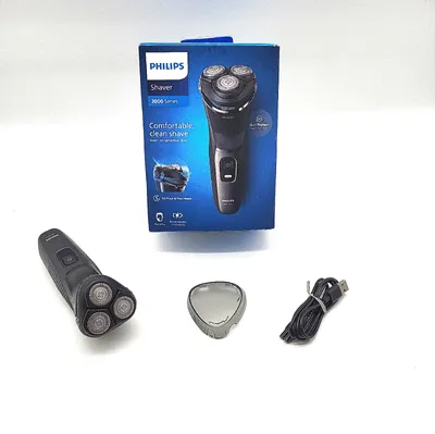 Produktbild von Philips Rasierer Series 3000 Elektrischer Nass Trockenrasierer Mens Rasur