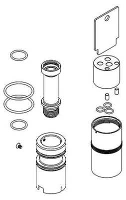 Produktbild von Herzbach MODUL7 Verlängerung 30mm Hebelmischer Brausehalterset 1 Verbraucher