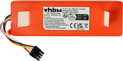 Produktbild von vhbw Akku Ersatz für Roborock BRR-2P4S-5200D für Staubsauger (5200 mAh, 14,4 V, Li-Ion)