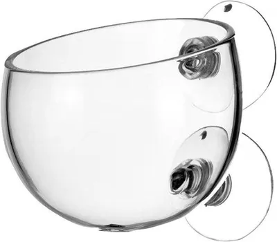 Produktbild von Zuignap-Pflanzgefäß – Aquarium, Topf für lebende Pflanzen | Halterung für rote Garnelen und lebende Pflanzen im Aquarium, Topf für lebende Pflanzen im Aquarium, durchsichtige Pflanzschale für die Dekoration von Aquarien