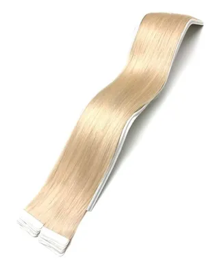 Produktbild von Tape in Hair Echthaartapes, icy asch blond, Remy Haar für Haarextensions, (70 cm) Länge, ca. (25 g)