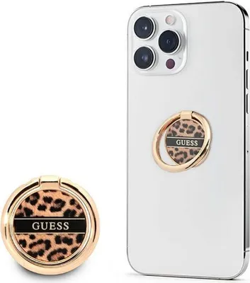 Immagine prodotto di Guess Porta anelli Gurshcleow Brązowy/Brown Leopard