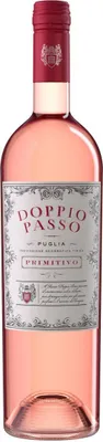 Obrázok produktu pre Doppio Passo Primitivo Rosato italienischer trockener Rosewein 750ml