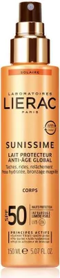 Zdjęcie produktu dla Lierac Sunissime Balsam do ciała SPF 50 Lait Protecteur Anti-Age Global 150 ml