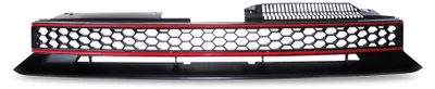 Kühlergrill Sportgrill Waben Gitter Grill Frontgrill ohne Emblem für VW Golf 6 – Produktansicht