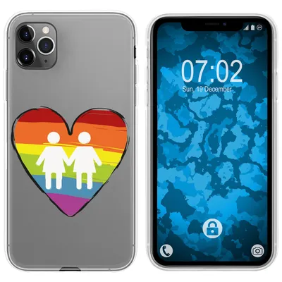 Produktbild von PhoneNatic Case kompatibel mit Apple iPhone 11 Pro Silikon-Hülle pride Frauen M4
