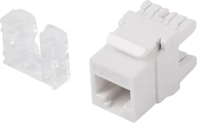 Produktbild von LANBERG Keystone Modul RJ45->LSA CAT.6 UTP 180°