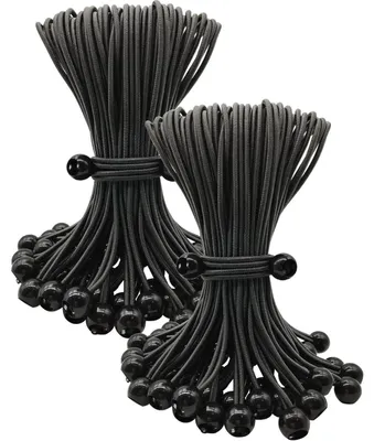 Immagine prodotto di Elastici con sfera, 25 cm, 100 pezzi, neri