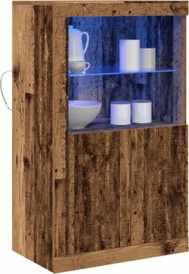 Produktbild von LED-Sideboard Altholz 60,5 x 37 x 100 cm Holzwerkstoff