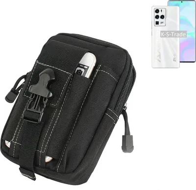 Produktbild von K-S-Trade Gürtel Tasche kompatibel mit ZTE Axon 30 Ultra Gürteltasche Holster Schutz Hülle Handy Hülle Smartphone outdoor Handy-Hülle schwarz
