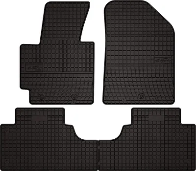 Immagine prodotto di Tappetini auto in gomma adatto per Kia Soul II (2013-2019, monovolume) neri, set 4 pz, con fissaggi