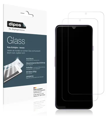 Zdjęcie produktu dla 2x folia ochronna do Cubot Note 50 matt - Anti-Shock 9H folia dipos Glass szkło plastikowe