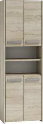 Produktbild von Badschrank Badezimmerschrank Hochschrank Badmöbel Schrank Modern 170x60cm Sonoma