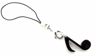 Produktbild von Noten Handyanhänger Miniblings Achtelnoten Handyschmuck Note Achtelnote schwz