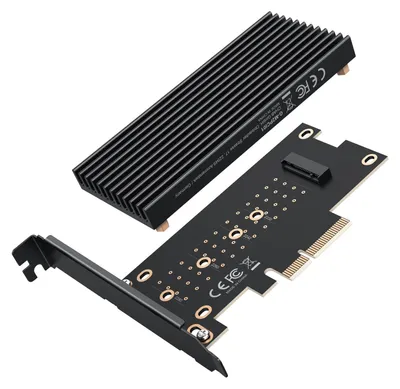 Produktbild von GRAUGEAR PCI Card M.2 PCIe 4.0 Card für M.2 NVMe SSD