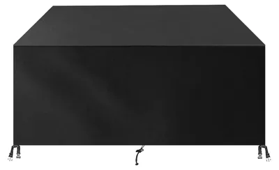 Image de Housse de protection pour meubles de jardin - Imperméable et résistante aux intempéries - Noir - 253 x 150 x 30 cm