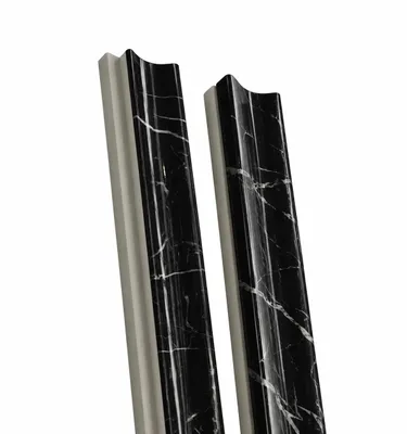 Zdjęcie produktu dla Panel ścienny dekoracyjny Lineo Black Marble Zestaw 2 Sztuk Paneli 265x7cm