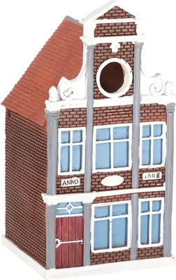 Produktbild von Esschert design Vogelhaus/Nistkasten - braun - Kanalhaus