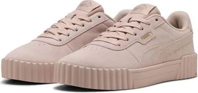 Produktbild von Puma Carina 3.0 SD Damen Sneaker Leder Schuhe 400721 02 Rose Quarz-Gold, Schuhgröße:42.5 EU