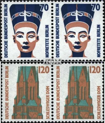 Produktbild von Briefmarken Berlin (West) 1988 Mi 814wP-815wP waagerechtes Paar (kompl.Ausg.) postfrisch Sehenswürdigkeiten