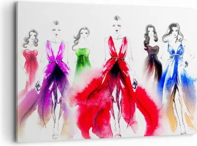 Produktbild von Bild auf Leinwand - Leinwandbild - Fotomodell Frau - 100x70cm - Wand Bild - Wanddeko - Wandbilder - Leinwanddruck - Bilder - Kunstdruck - Wanddekoration - Leinwand bilder - Wandkunst - AA100x70-3651