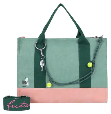 Zdjęcie produktu dla Torebka na ramię "Fritzi aus Preußen" z motywem orzeszków, wysokość 40 cm