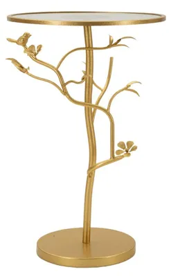 Produktbild von Mauro Ferretti Beistelltisch Vögel Gold 38x60 cm