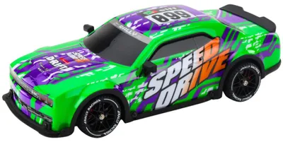 Immagine prodotto di Auto sportiva Rc telecomandata illuminata corpo Drift verde