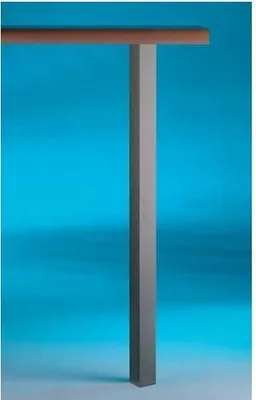 Produktbild von Naber Kreta Vierkantfuß Aluminium. Stüzfuß Höhe, edelstahlfarbig 700 mm - Trag-/Stützelement