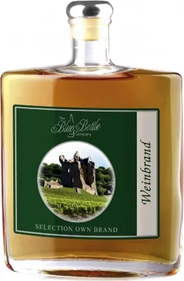 Produktbild von The Blue Bottle Company Weinbrand, 36% Vol. 0,5 l