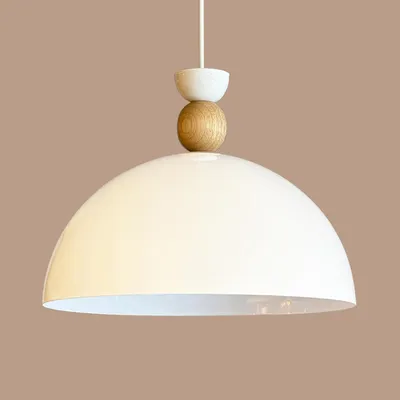 Produktbild von Pendelleuchte Yimpi Hängelampe Industrial Ø30 cm, E27, Weiß Moderne Lampe