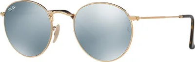 Produktbild von Ray-Ban ROUND FLAT LENSES, Erwachsener, Uni, Rund, Schwarz, Nicht-polarisierte Linse, Metall