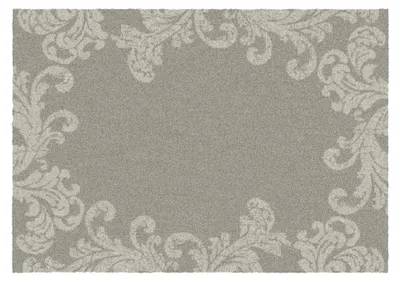 Produktbild von Akzente FEEL Fußmatte 50x70 cm Feel-Rococo Ornaments, kuschlig weich, rutschfest, Latex Rückseite, barfüßlerfreundlich, saugstark,  EU[2][3][5]