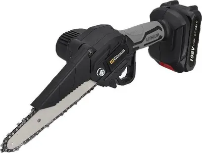 Immagine prodotto di Mini motosega elettrica, nera, 2 batterie, 2 catene