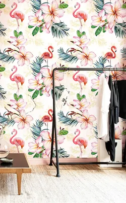 Produktbild von Coloray Fototapete 104x70 cm Latextapete Magicstick - Flamingo