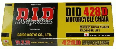 Obrázok produktu pre Reťazový pohon DID 428D 122 článkov strieborný moped quad cross strong