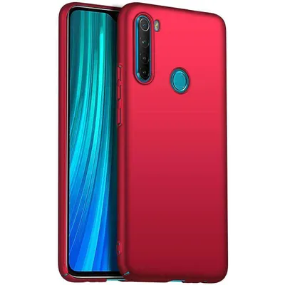 Obrázek produktu pro Redmi Note 8 Pouzdro, Tenké Matné PC Proti Otiskům Prstů Ochranné Pouzdro pro Xiaomi Redmi Note 8 červené