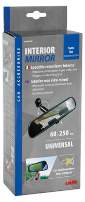 Obrázek produktu pro Vnitřní zpětné zrcátko Lampa - 250x60 mm
