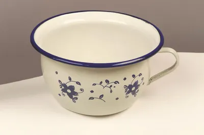 Produktbild von Emaille-Töpfchen 2,7l - Blumen