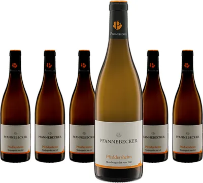Produktbild von 6 x Pfannebecker Pfeddersheimer Weissburgunder "vom Löß" Qualitätswein trocken